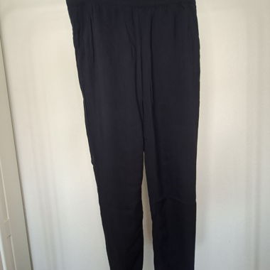 Pantaloni fluidi blu navy