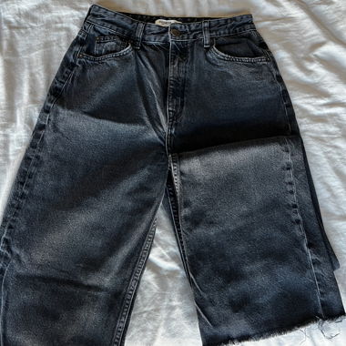Pantalon noir pull&bear
