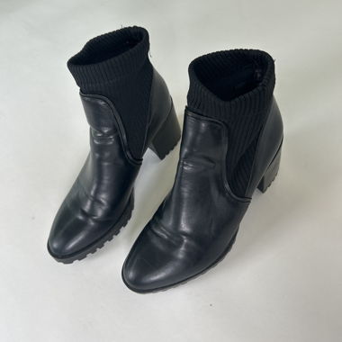 Black ankle boots