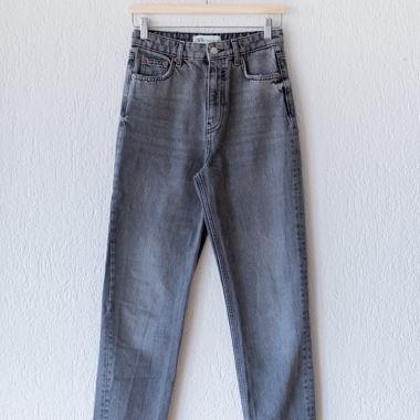 ZARA Grey Mom Jeans