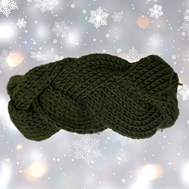 Winter Green Braided Headband