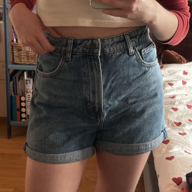 Short en denim