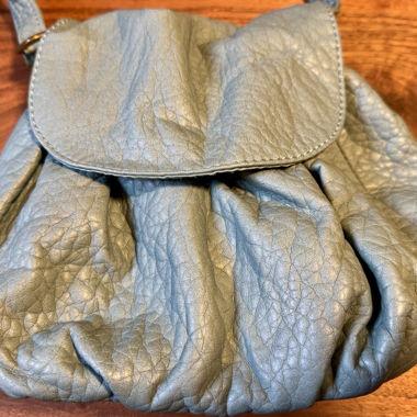 Small mint-green bag