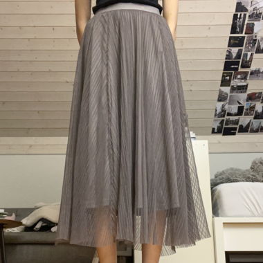 Sheer Grey Skirt