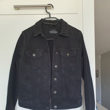 Veste en jeans noire EDC