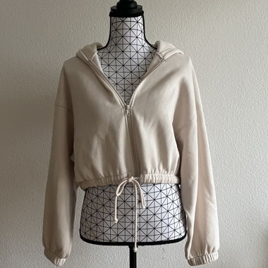 baggy zip-up hoodie from h&m