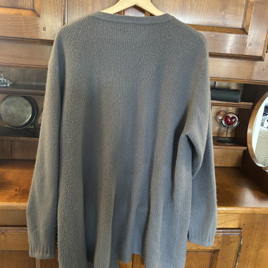 Grey Knit Cardigan