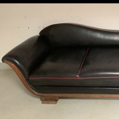 Antikes Ledersofa (Chaise Longue)