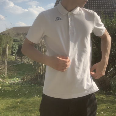 White Kappa Polo Shirt