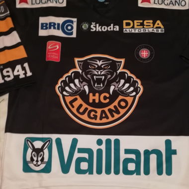 Maglia Hockey Club Lugano HCL Vintage Taglia L