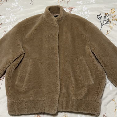Beige ZARA Teddy Jacket