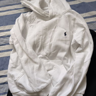 Felpa Polo Bianca