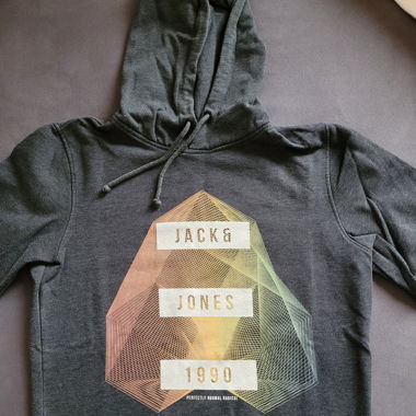 Jack&Jones Hoodie, Size M, Black