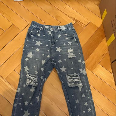 Jeans avec étoiles (M)
