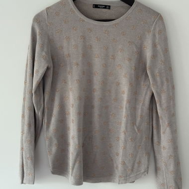 Maglione Beige-Oro di Mango