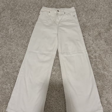 Jeans taille haute évasés