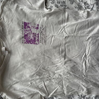 T-shirt beige avec motif