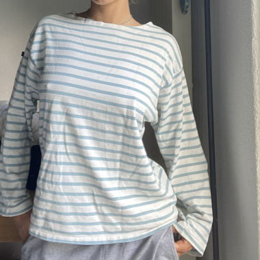 Striped Long-Sleeve Shirt Leminor M