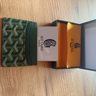 Porte-cartes Goyard vert