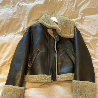 Blouson en cuir Zara