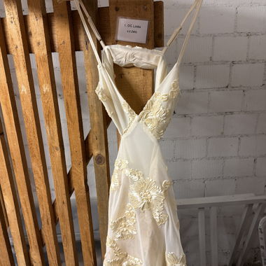 Abito Elegante in Pizzo Crema