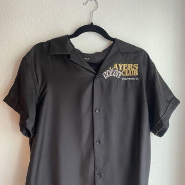  AMIRI Players Club Bowling Shirt Gr. Large 