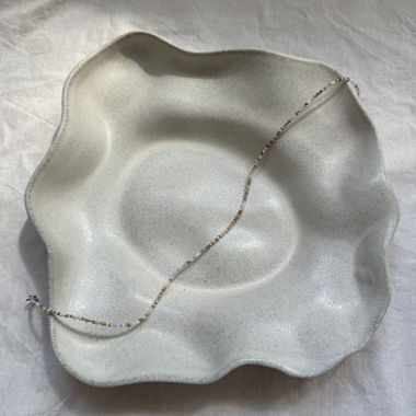 Perlenkette mit Farbperlen