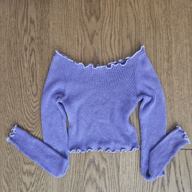 Cropped Strickpullover