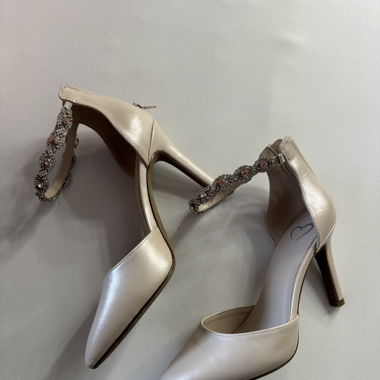ctw rose high heals with diamonds