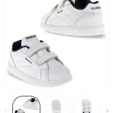 Scarpe sportive bambini Reebok bianche