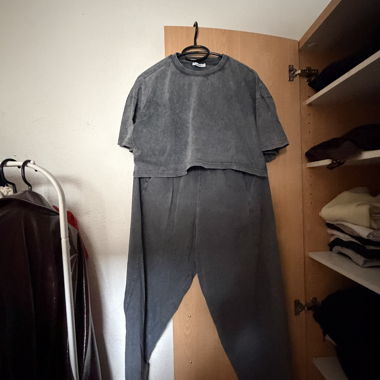 Addax graues Two-Piece Set