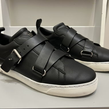 Valentino Garavani black leather sneakers