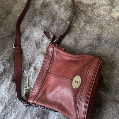 Fossil Leder Schultertasche