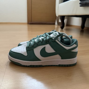 Nike Dunk Low verde e bianco 