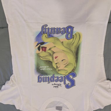 T-shirt bianca con stampa Disney