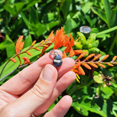 Rare! Pendentif en chaîne en saphir écossais
