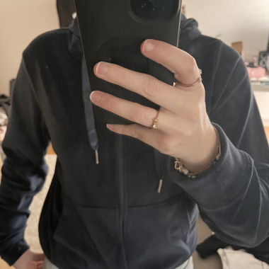 Felpa con zip Chicorée blu scuro