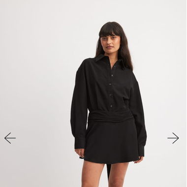 Black short dress