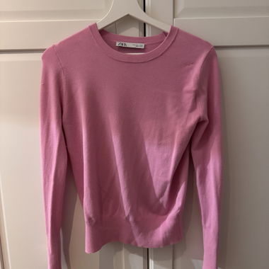 Maglione fine rosa ZARA S