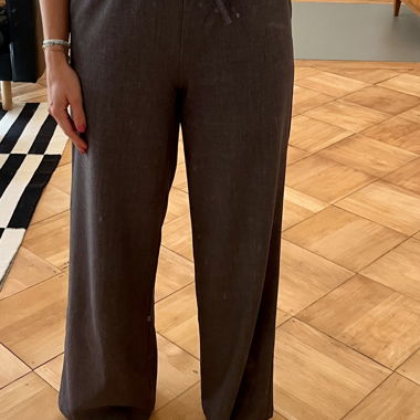 graue Stoffhose 