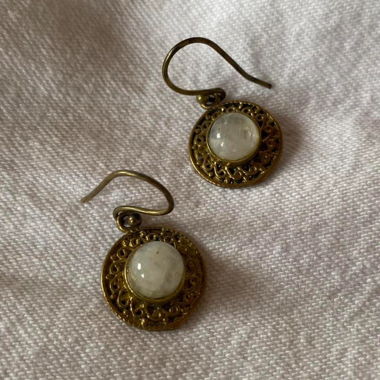 Vintage  gold earrings 