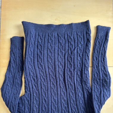 Pullover mit Strickmuster 