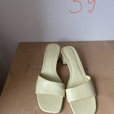 Yellow slippers