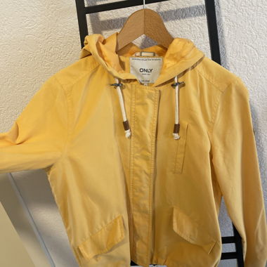 Yellow bomber jacket