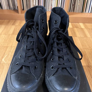 Black Converse All Star sneakers