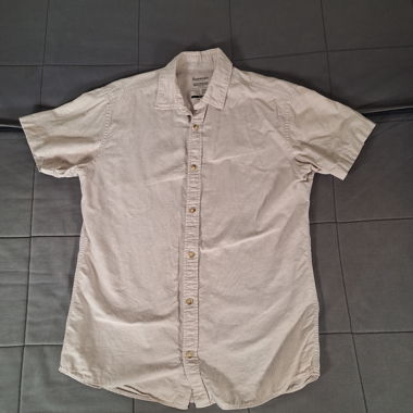 Chemise d'été en lin beige M