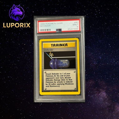 Pokemon PSA 9 Defender 80/102 Inglese