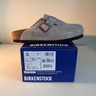 Birkenstocks Boston Clogs Taupe Gr. 36 