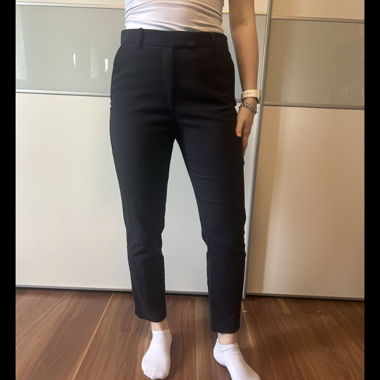 Mango Dark Blue Suit Trousers