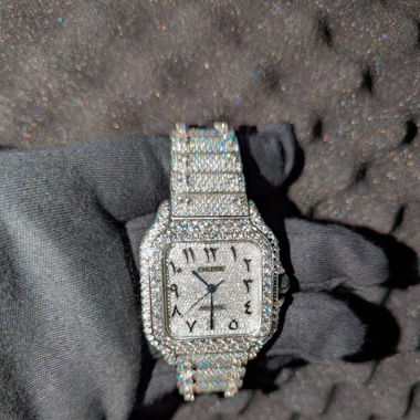 Cartier Santos Full Diamant 